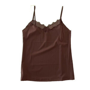 Uwila Warrior Women's Adjustable Stretch Lace Trim Camisole S‎ MSRP $68